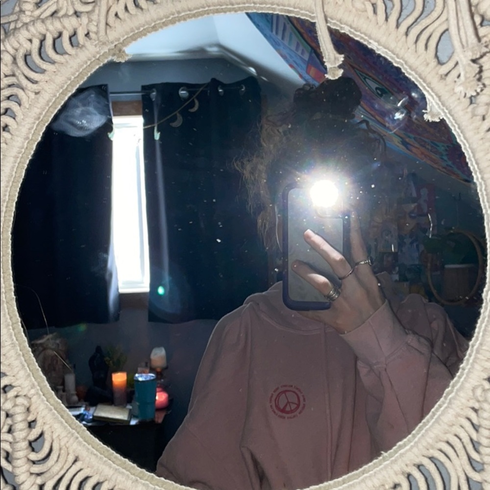 Baby pink earthly delights hoodie💗🪴🪵